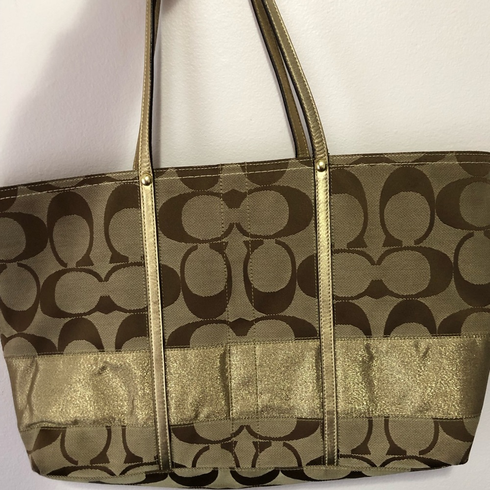 Coach Large Tote G0767-11099 Jacquard C’s